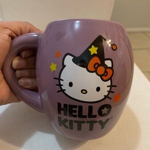 Hello Kitty Bundle - Halloween 20 oz Mug, Pez Dispenser, 45th Anniversary Pin